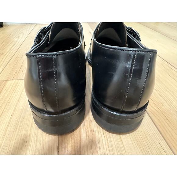 Stuart McGuire Monk Strap Loafers Mens 13 Black Ortho Vent - Picture 11 of 12